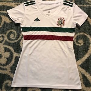 White Mexico Woman’s Jersey playera